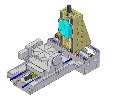 Mesa giratorio tipo cuna (cradle)