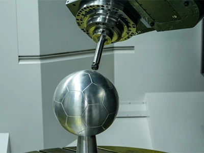 Centro de mecanizado de 5 ejes con cabezal inclinable a 45°