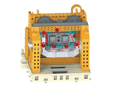 Centro de mecanizado de 5 ejes con doble husillo