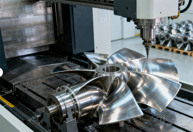 Mecanizado de piezas de motores de aeronaves